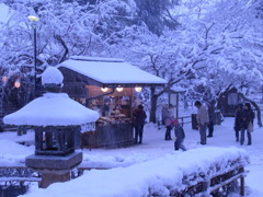 雪の中尊寺