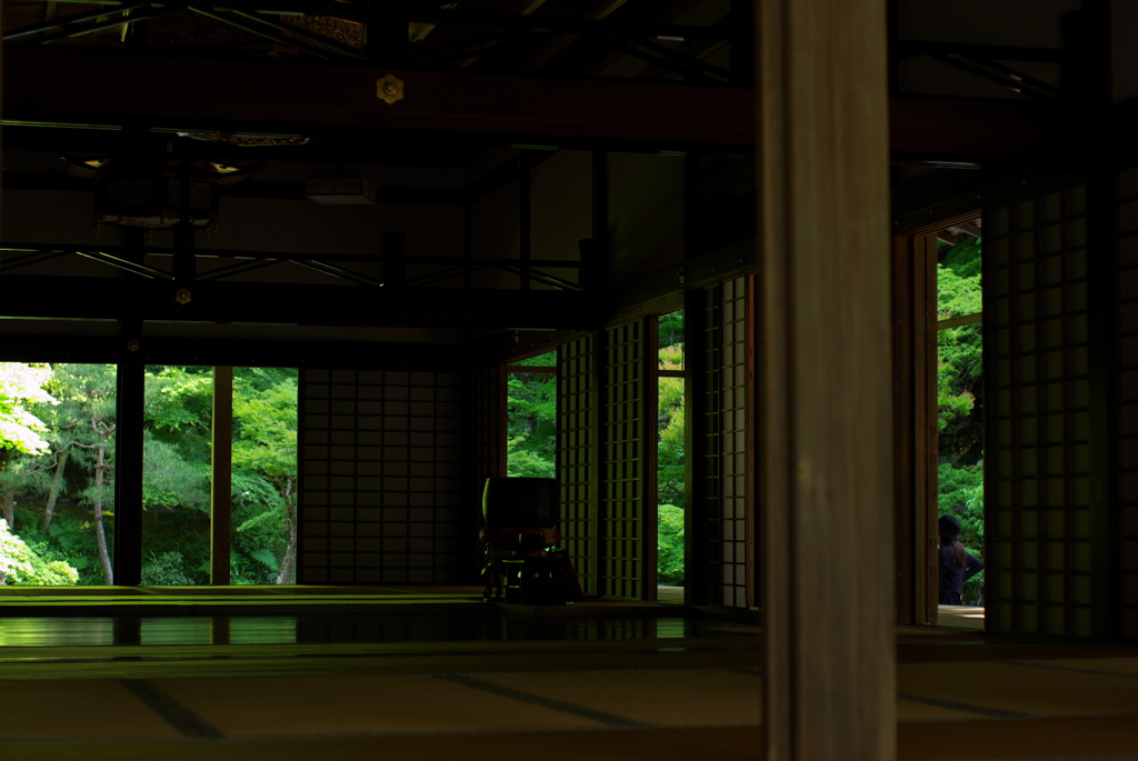 静寂の中