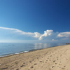 夏の砂浜