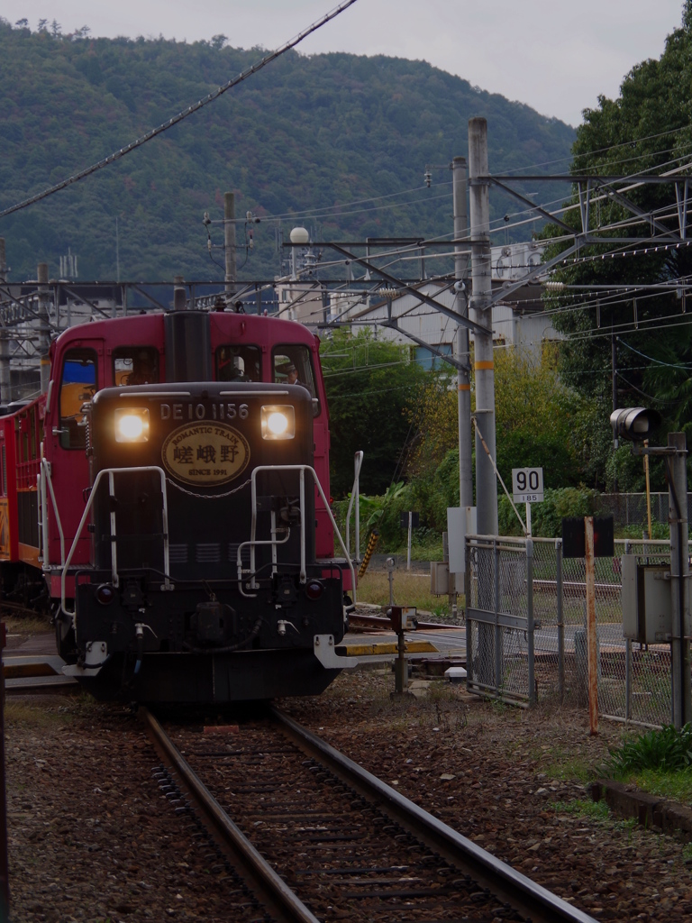 トロッコ列車にゆられて