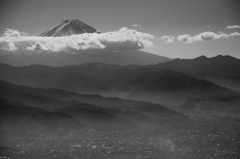 富士の見える町