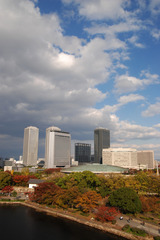 青空から曇り