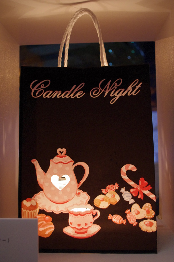 Candle Night With A Cup Of Tea