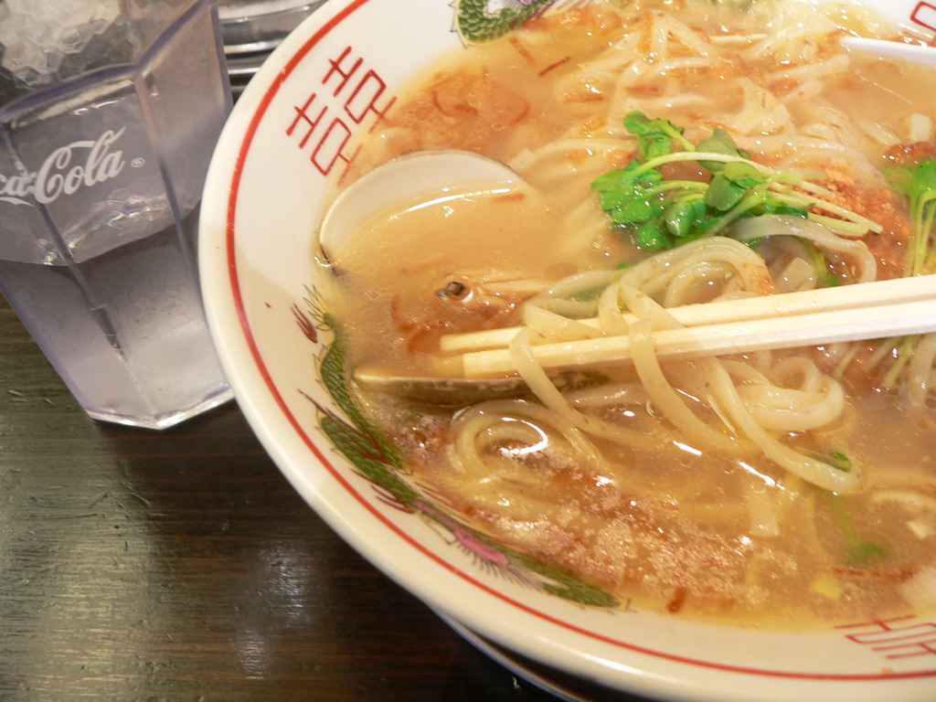 魚貝だしの塩ら～めん+つるつる麺