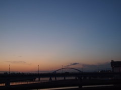 冬の夕方