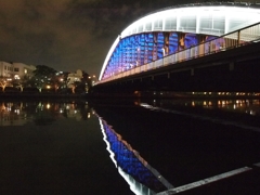 桜宮橋のライトアップその２