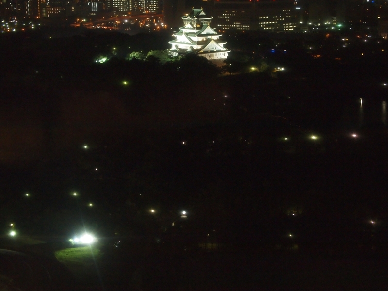 大阪城の夜景