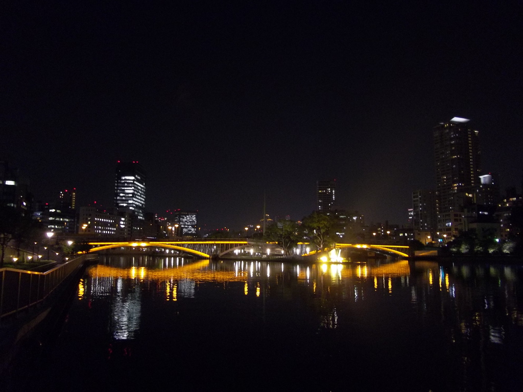 水鏡の天神橋