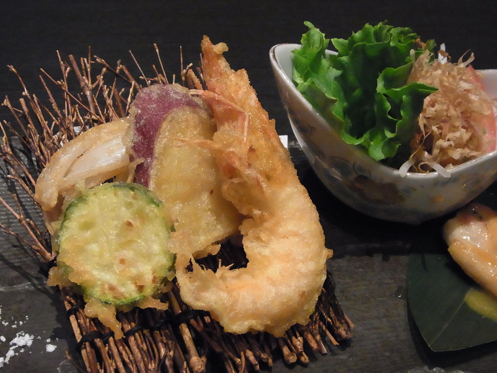 パリっと揚がった天麩羅