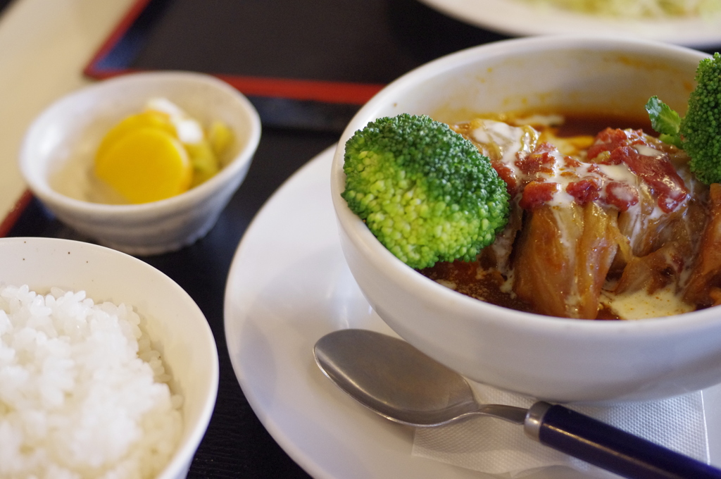 ロールキャベツの定食