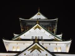 大阪城ライトアップ２