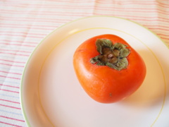 甘く熟した和歌山の柿