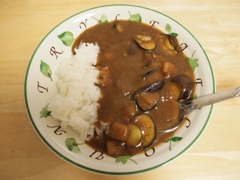 夏はナスたっぷりのカレーが一番♪