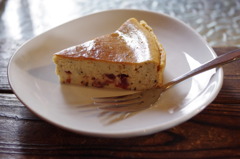 クランベリー入りチーズケーキ