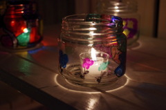 Flower Candle Bottle