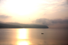 湖の朝