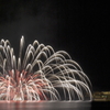 海とフェリーと水中花火と