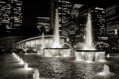 噴水のある夜景　2026/01/06