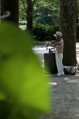 公園のヴァイオリン弾き　2025/07/13