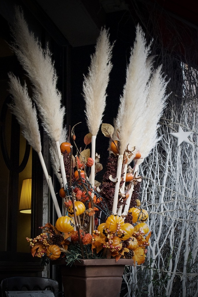 カフェの店先　2025/10/31