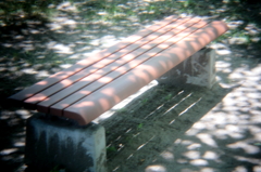 holga/ベンチ
