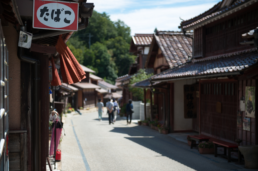 吹屋の街並み