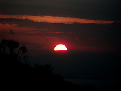江の島から夕焼け（FUJIFILM FINEPIX S1500）