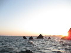 三重二見浦夫婦岩日の出