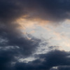 表情を変える雲