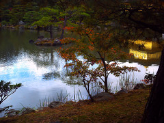 水面の金閣寺