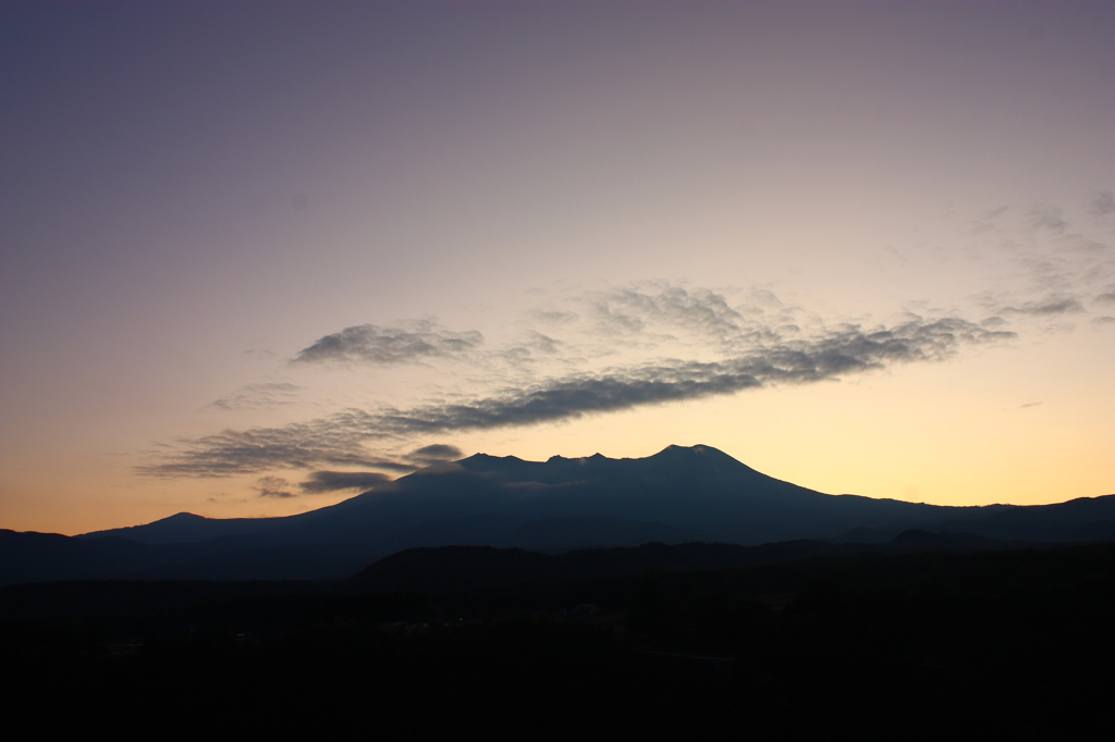 秋色探し～そして静かに御嶽山が暮れていきます～