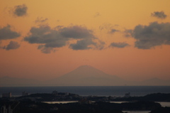 志摩から見える富士山