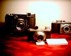 アンティークなカメラ達