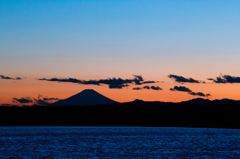 渡良瀬遊水地の夕景