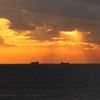 海の夕焼け