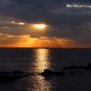 海の夕焼け