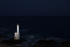 夜の海岸