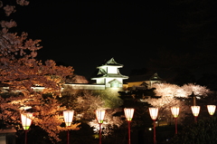 桜彩る石川門