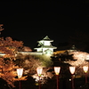 桜彩る石川門