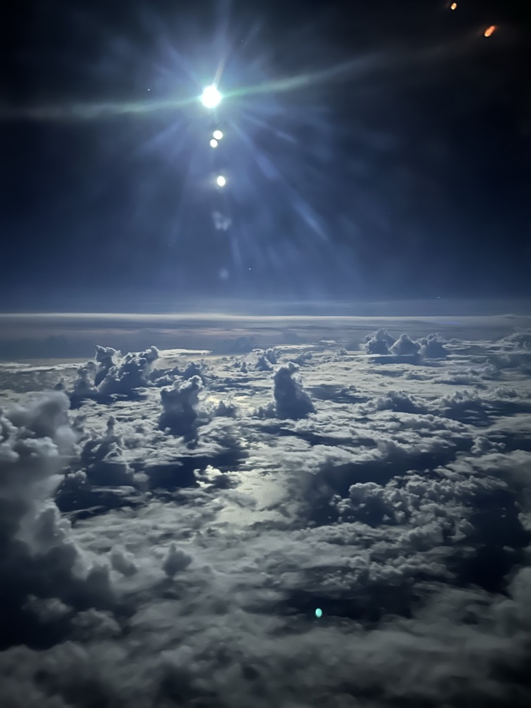 満月の雲海