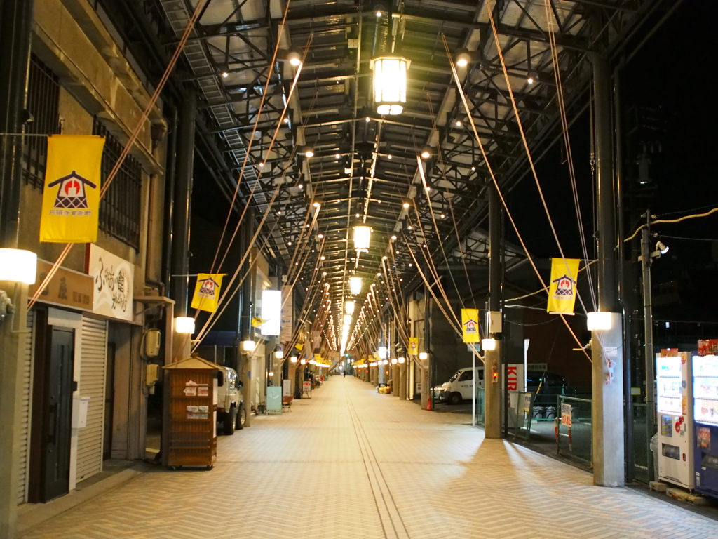 夜の円頓寺商店街