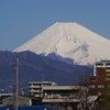 三月の富士山