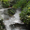 大湯沼川天然足湯
