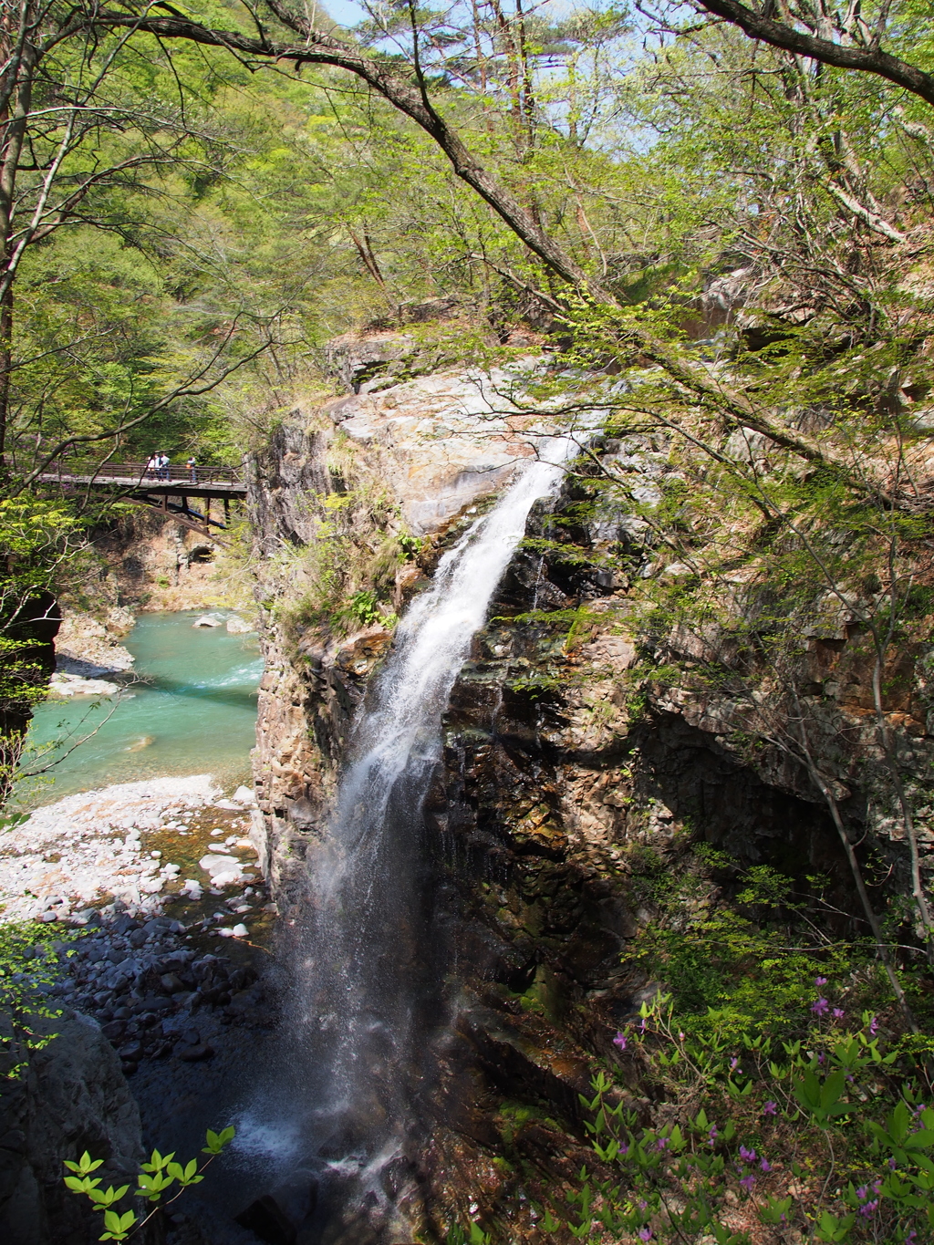 龍王峡（虹見の滝）