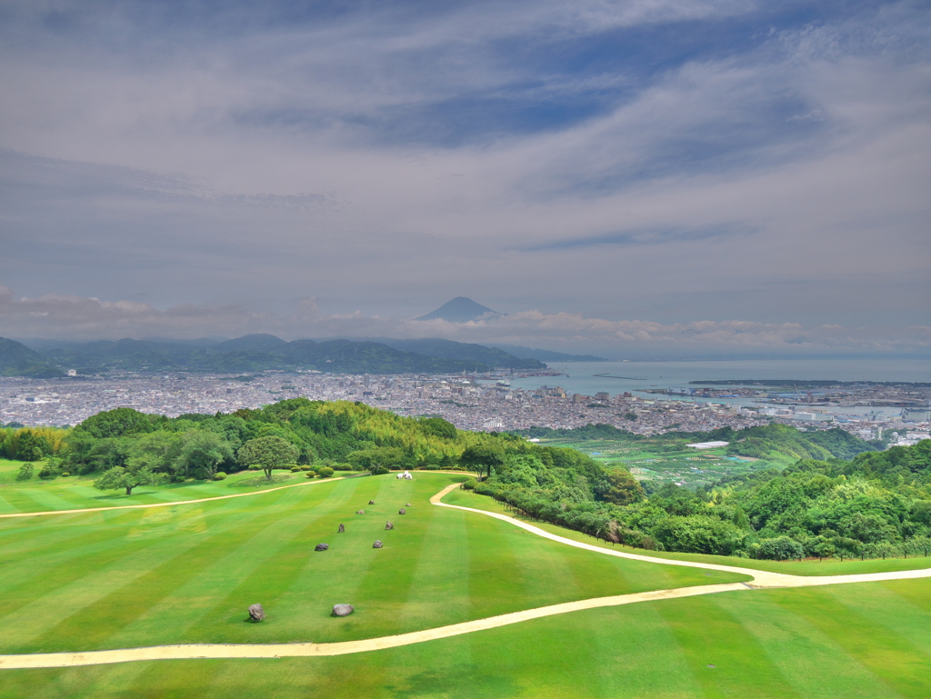 日本平から清水港を望む
