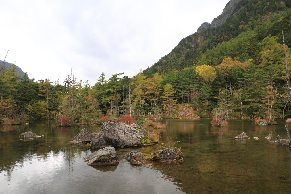 上高地（明神池）