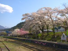 一年前の今日（会津鉄道　湯野上温泉）