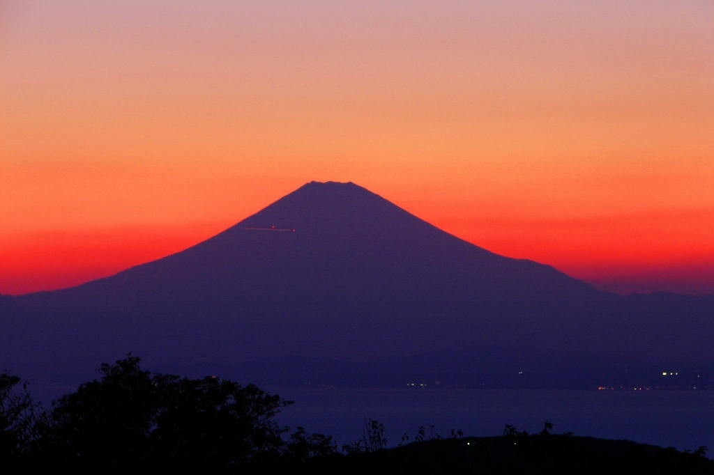 夕富士