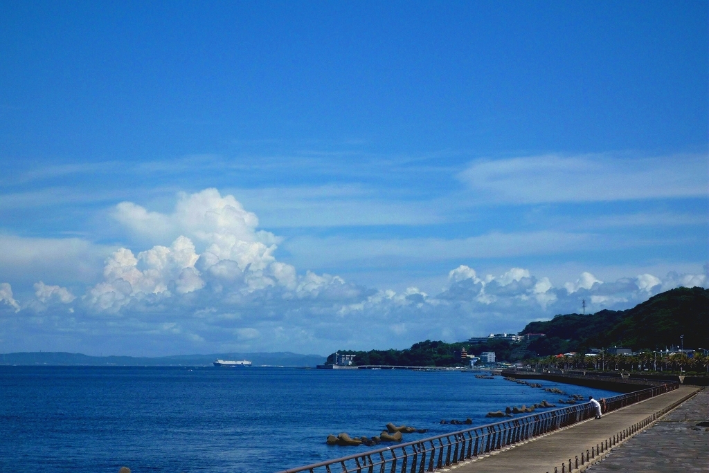 夏空のある風景