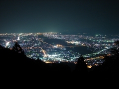 足柄平野の夜景